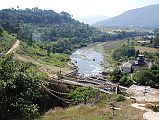Kathmandu Valley 3 Chobar Gorge 02 Bridge Over Chobar Gorge, Bagmati River And Jal Binayak Temple